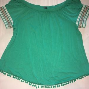 Women’s off shoulder top